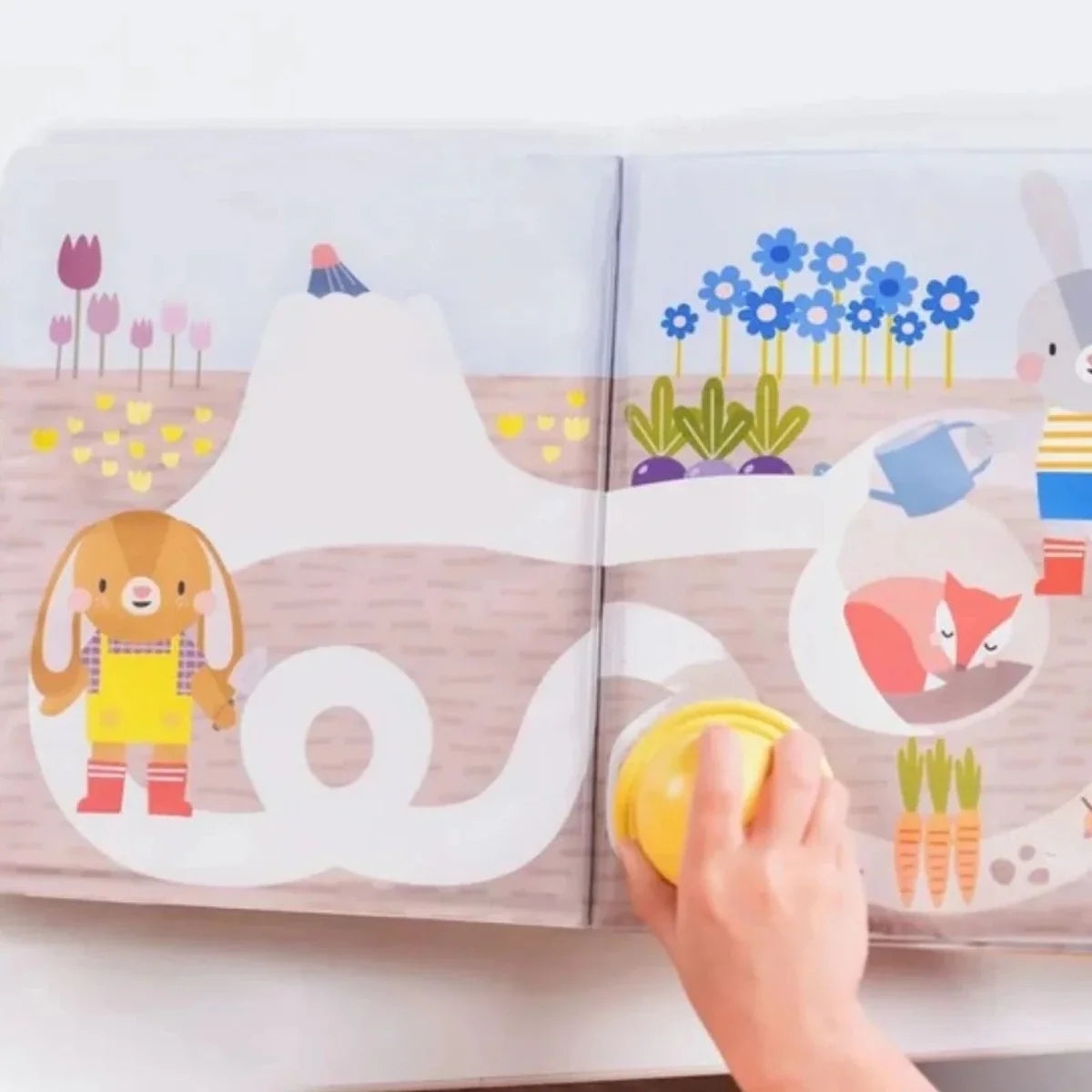 Taf Toys Peek-A-Boo Water Book with Magic Stamp
