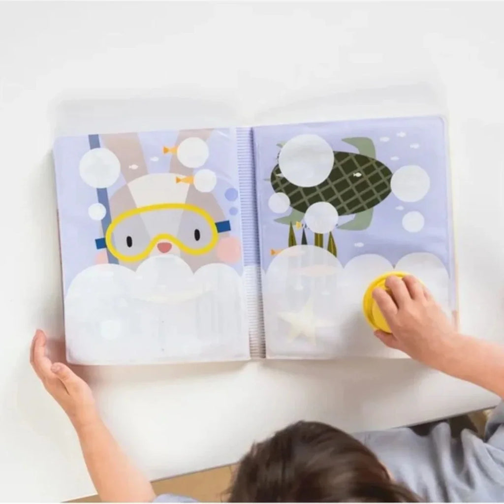 Taf Toys Peek-A-Boo Water Book with Magic Stamp