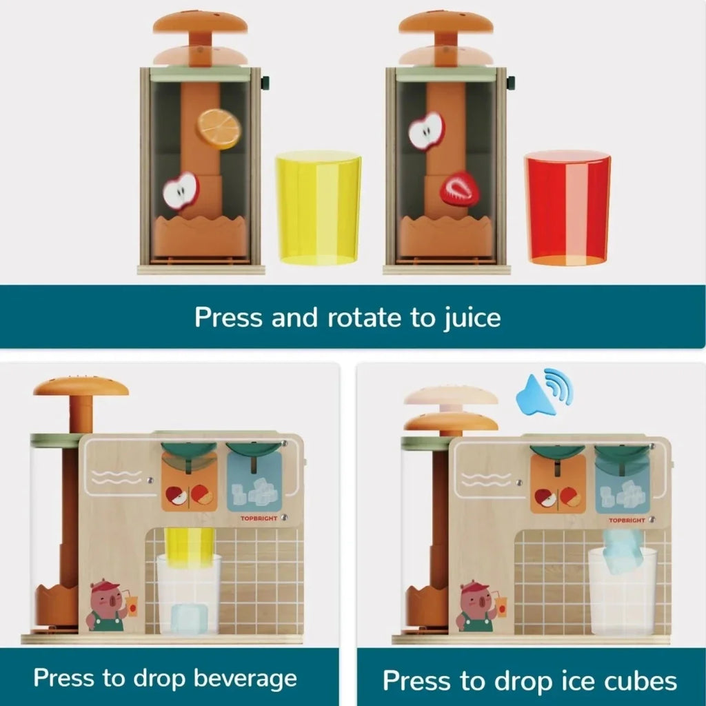 Topbright Wooden Juice Boutique Play Set