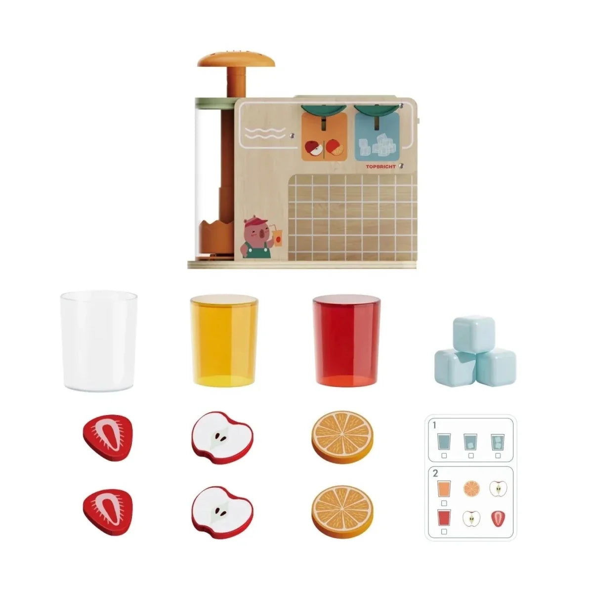 Topbright Wooden Juice Boutique Play Set