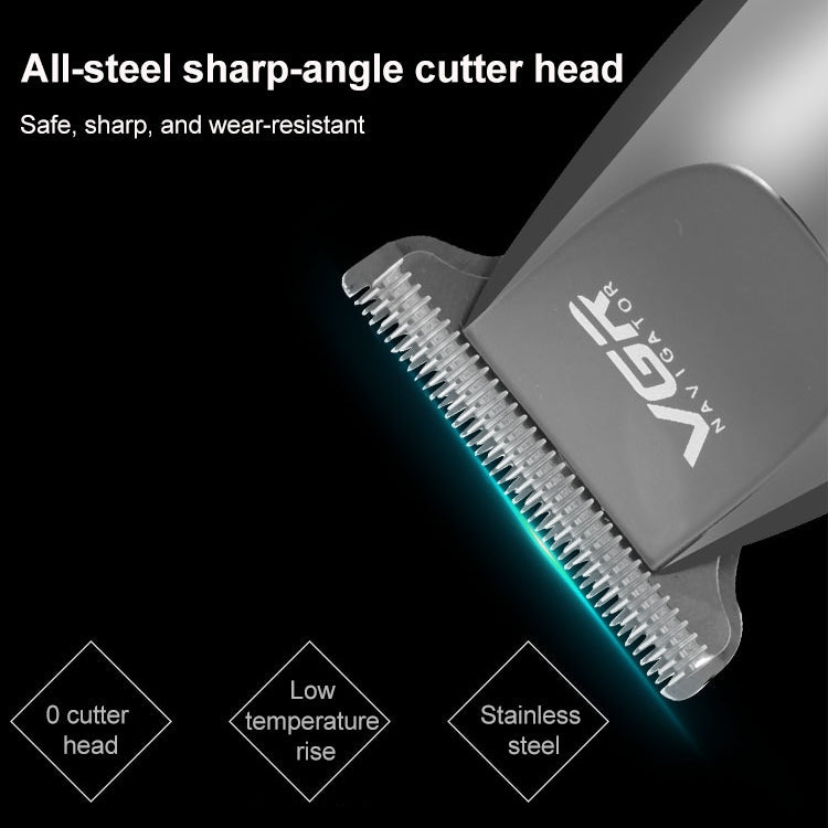 VGR V-030 10W USB Cutter Head Engraving Electric Hair Clipper with 5 Limit Combs, V-030