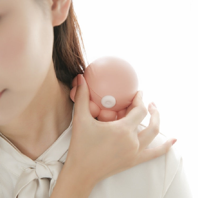 Small Octopus Shoulder and Neck Massager Multifunctional Household Hot Compress Cervical Massager(Pink)
