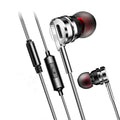 Earphone Headphones D05 Metal Stereo Headset with Mic Earphones Noise Cancelling auriculares Earbud for phone Xiaomi Music