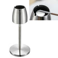 Telescopic Thickened Stainless Steel Windproof Ashtray(Stainless Steel Primary Colors)