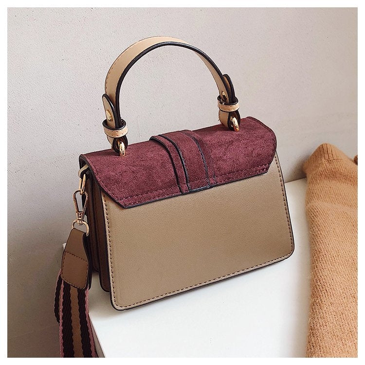 Women Leather Handbags Shoulder Bags Luxury Design Crossbody Purses(Khaki)