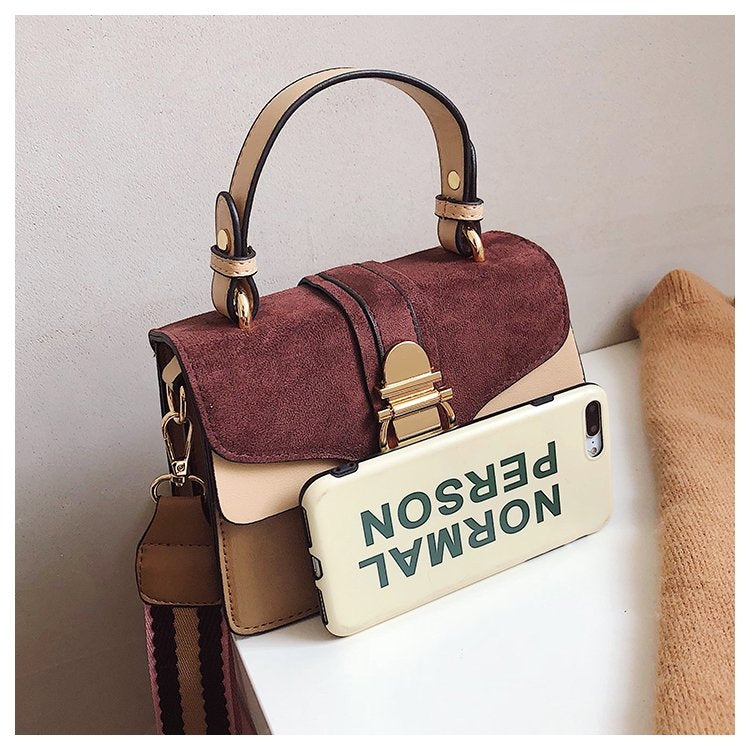 Women Leather Handbags Shoulder Bags Luxury Design Crossbody Purses(Khaki)