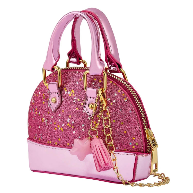 Cute Leather Shoulder Bag Messenger Bag Girls Solid Color Mini Zip Small Square Bag Tote Bag(Silver)