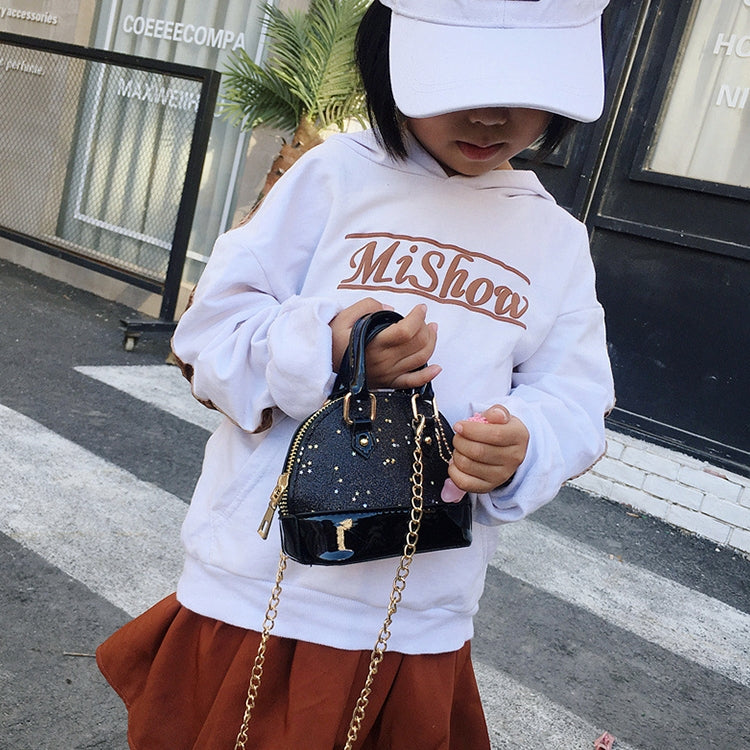 Cute Leather Shoulder Bag Messenger Bag Girls Solid Color Mini Zip Small Square Bag Tote Bag(Silver)