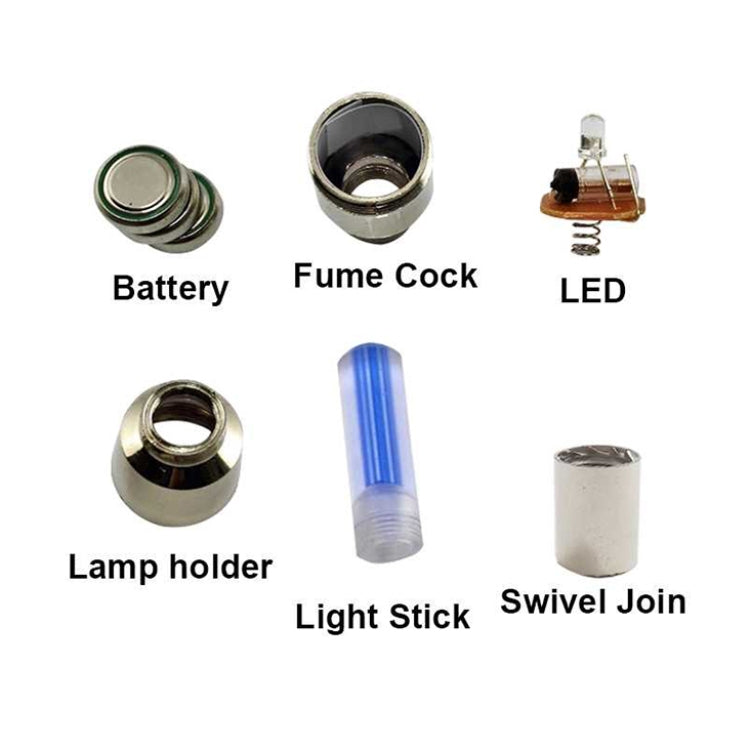 10 PCS LED Bicycle Lights Wheel Tire Valve Caps Bike Accessories Cycling Lantern Spokes Lamp(Green)