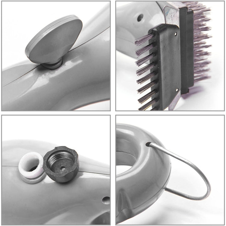 Outdoor Stainless Steel Grill Cleaner Brush BBQ Accessories Cooking Tools, Size: 10.5x9x36.5cm