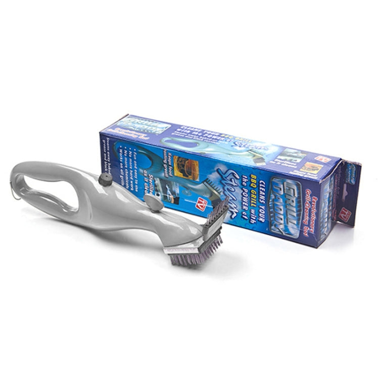 Outdoor Stainless Steel Grill Cleaner Brush BBQ Accessories Cooking Tools, Size: 10.5x9x36.5cm