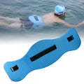 EVA Adjustable Back Floating Foam Swimming Belt Waist Training Equipment Adult Children Float Board Tool(Blue)