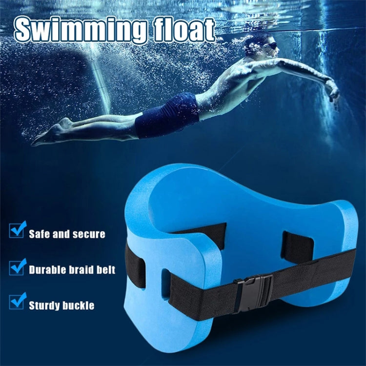 EVA Adjustable Back Floating Foam Swimming Belt Waist Training Equipment Adult Children Float Board Tool(Blue)