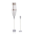 Electric Milk Frother Foamer Double Spring Triple Spring Stainless Steel Mixer