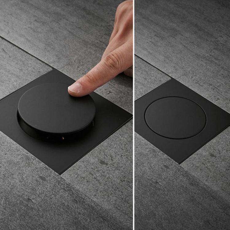 Foot-operated Bouncing Floor Drain From Gravity Deodorant Bouncing Floor Drain(Plating)