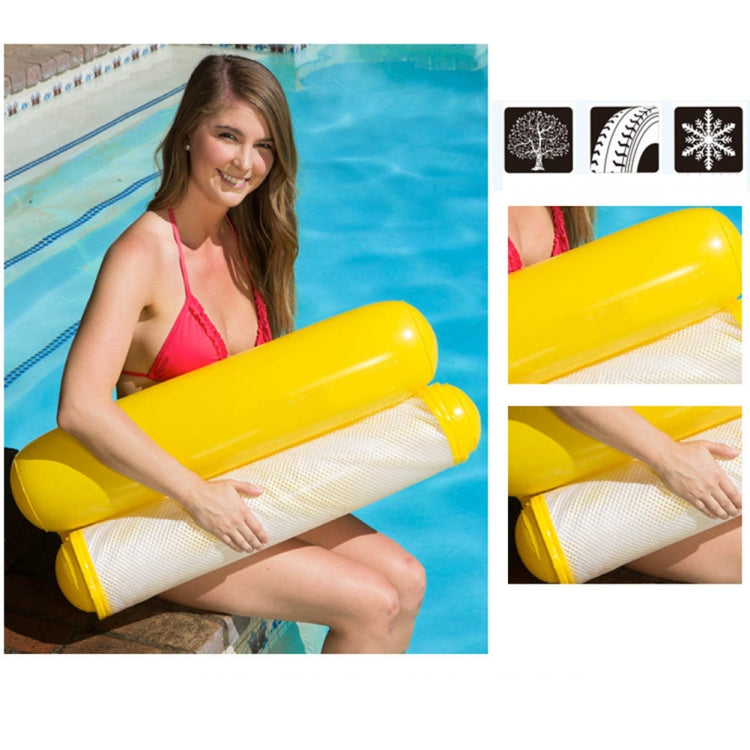 Foldable Double-purpose Backrest Float Hammock with Net, Size:120 x 75cm(Orange)