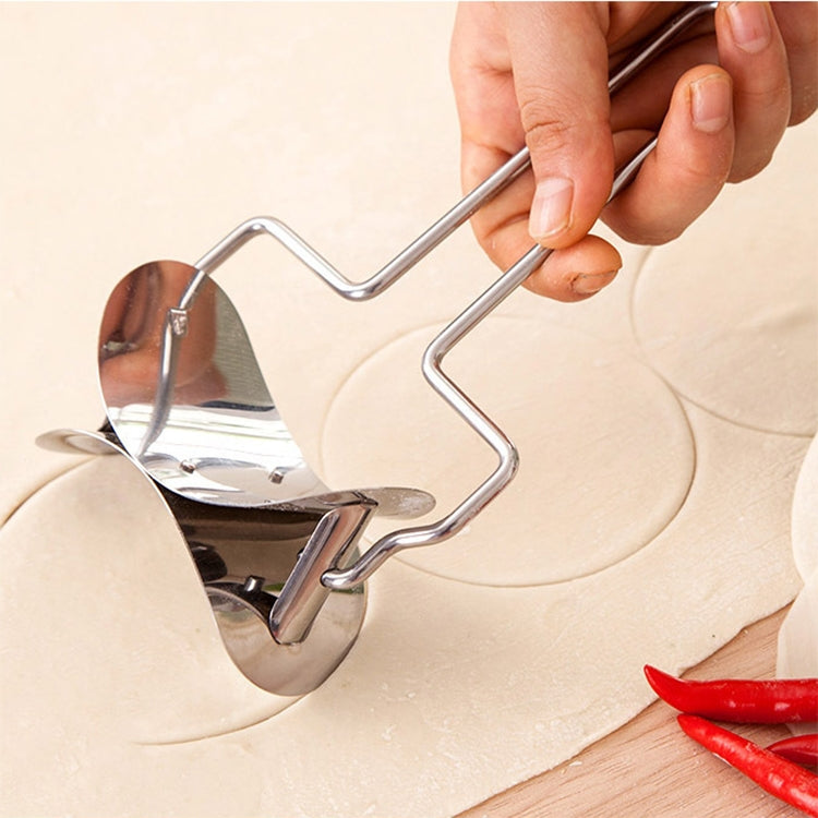 Stainless Steel Dumpling Maker Dough Cutter Dumpling Mould Kitchen Accessories Pastry Tools, Specification:8.3 Dumplings Round Knife