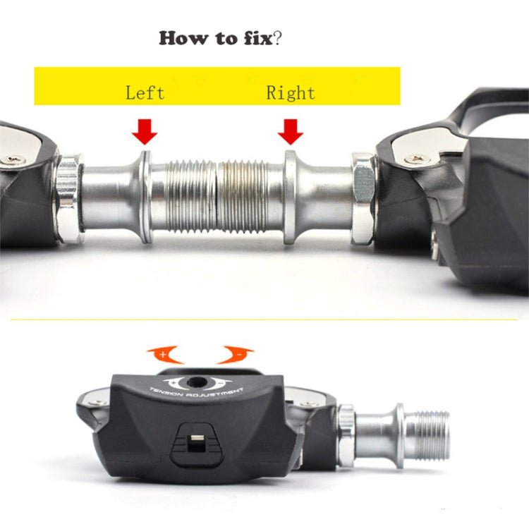 PROMEND Road Bike Aluminum Alloy Palin Bearing Self-locking Pedal, PD-R97