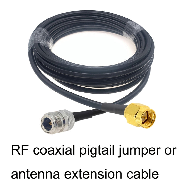 SMA Male to N Female RG58 Coaxial Adapter Cable, Cable Length:1m