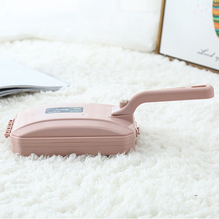 Two-row Brush Handheld Carpet Sweeper Brush Sofa Bed Pet Hair Debris Crumb Dirt Fur Cleaner Roller Cleaning Tools, Random Color Delivery