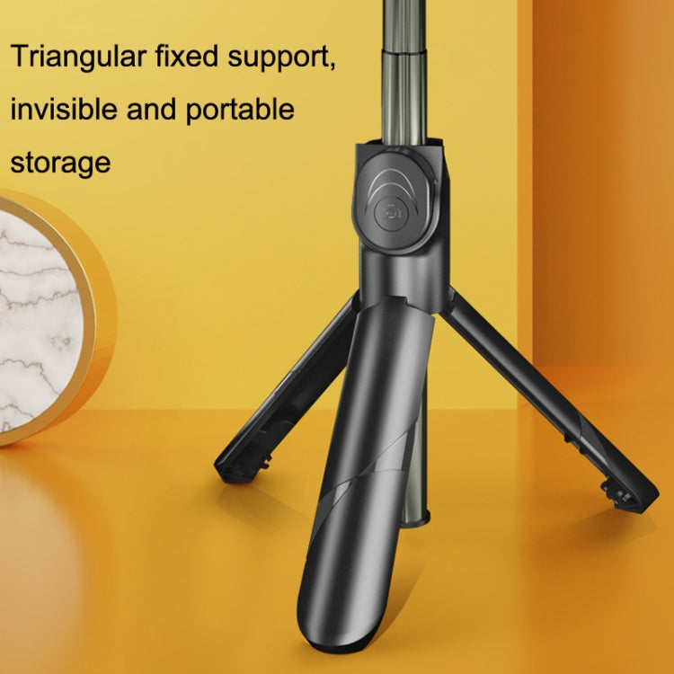 XT02S Mini Bluetooth Live Tripod Selfie Stick(Black)
