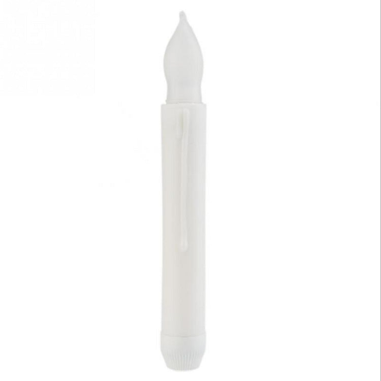 12pcs / Box LED Electronic Candle Light Flameless Long Rod Christmas Candle, Spec:Flashing Warm White Light