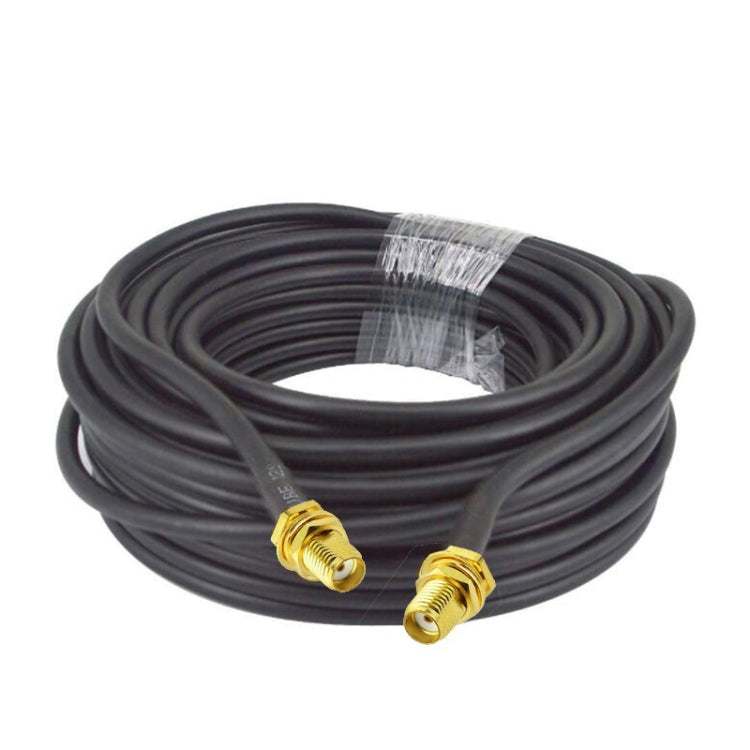 SMA Female To SMA Female RG58 Coaxial Adapter Cable, Cable Length:0.5m
