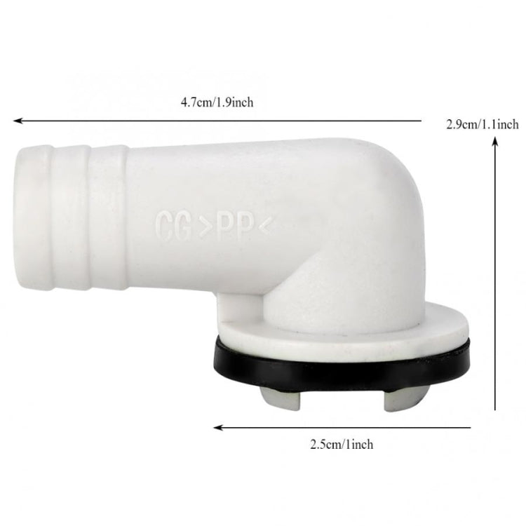 Elbow Air Conditioning External Air Conditioner Outlet Drain Nozzle Universal Drainage Tool for LG Air Conditioner(Diameter 19mm)