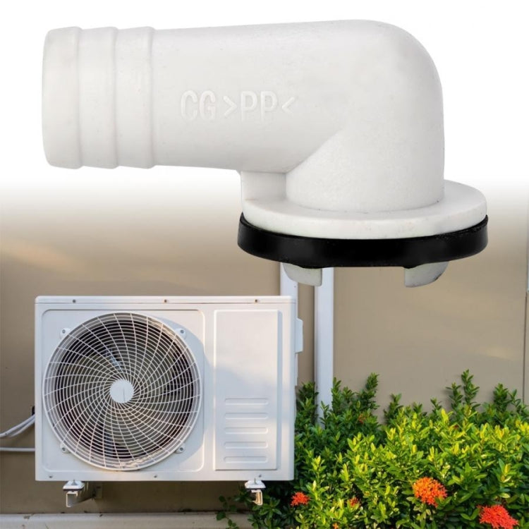 Elbow Air Conditioning External Air Conditioner Outlet Drain Nozzle Universal Drainage Tool for LG Air Conditioner(Diameter 19mm)