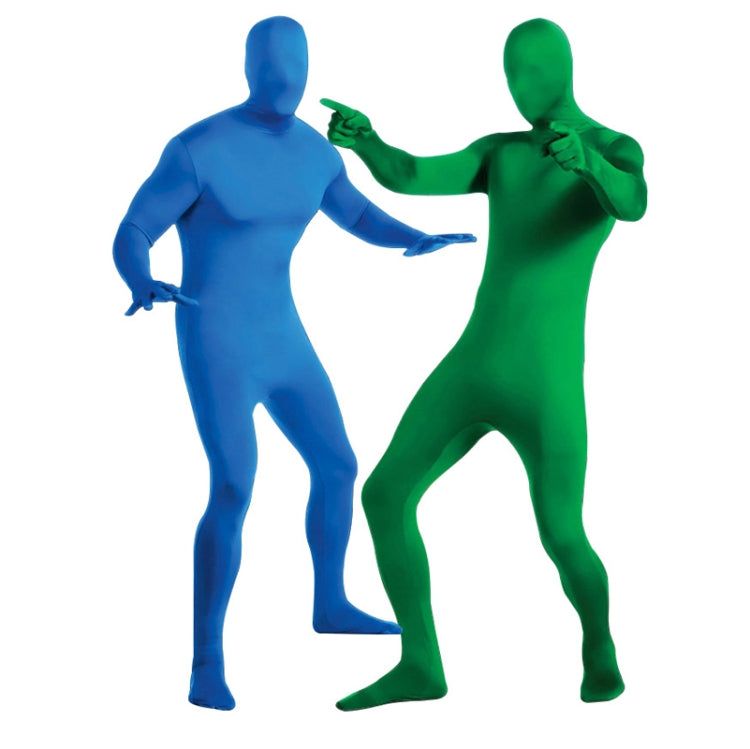 Photo Stretchy Body Green Screen Suit Video Chroma Key Tight Suit, Size: 160cm(Green One-piece)