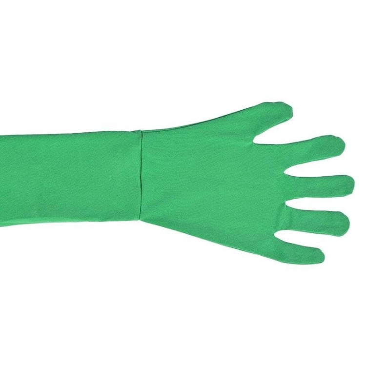 Photo Stretchy Body Green Screen Suit Video Chroma Key Tight Suit, Size: 180cm(Green Split)