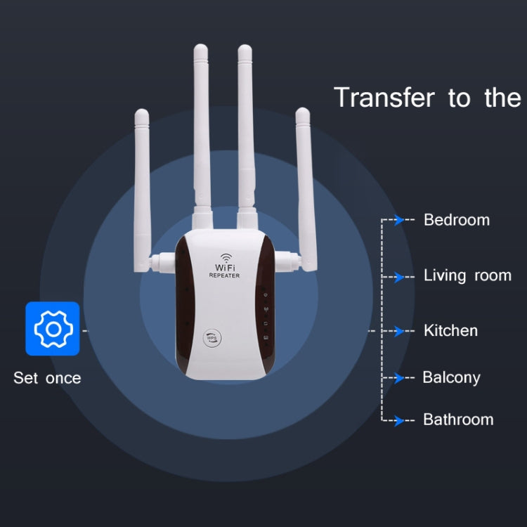 CF-WR758AC WIFI Signal Amplifier Wireless Network Enhancement Repeater, EU Plug, US Plug, AU Plug, UK Plug