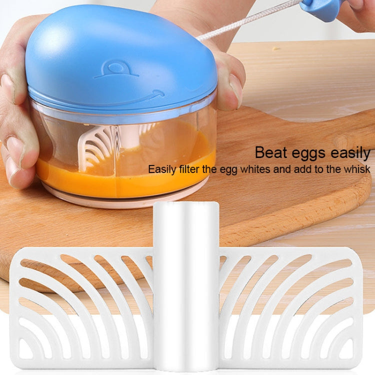 Home Kitchen Cartoon Whale Shape Hand-pulled Mini Garlic Puller Multi-function Chili Pepper Mincer(Pink)