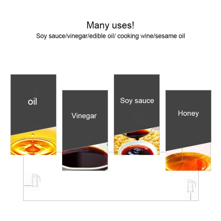 Cylindrical Seasoning Bottle Stainless Steel Oil Pot, Capacity:350 ml(B)
