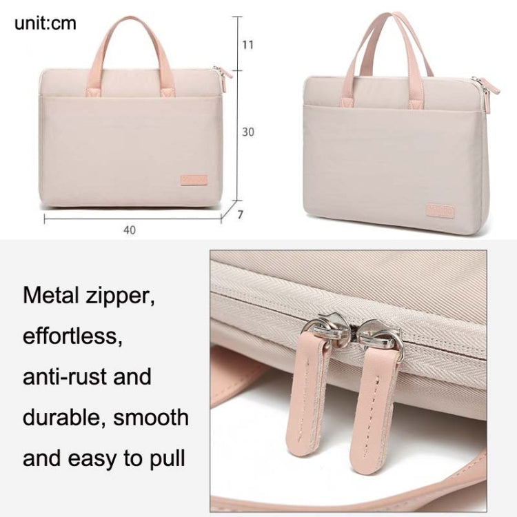 For MacBook 15.6-16.1 Inches MAHOO 10188 Ultra-Thin Hand Computer Bag Messenger Laptop Bag, Color:Dark Blue