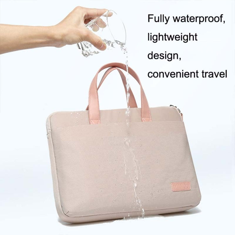 For MacBook 15.6-16.1 Inches MAHOO 10188 Ultra-Thin Hand Computer Bag Messenger Laptop Bag, Color:Dark Blue
