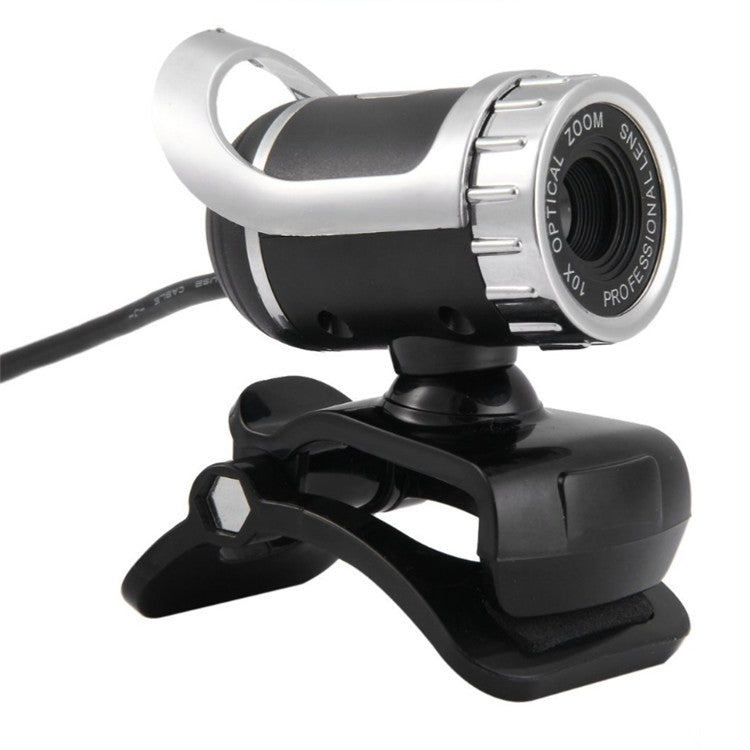HXSJ A859 480P Computer Network Course Camera Video USB Camera Built-in Sound-absorbing Microphone(No Camera Function Silver)
