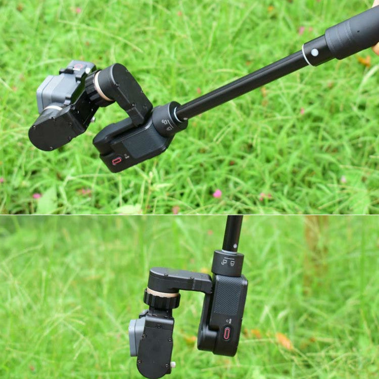 Handheld Three-axis Gimbal Stabilizer Extension Rod for DJI, Insta360, GoPro and Other Action Cameras, Telescopic Length: 19cm-73cm, Length: 19cm-73cm