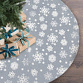 Christmas Decorations Snowflake Tree Skirt Christmas Tree Accessories Decoration, Snowflake Tree Skirt