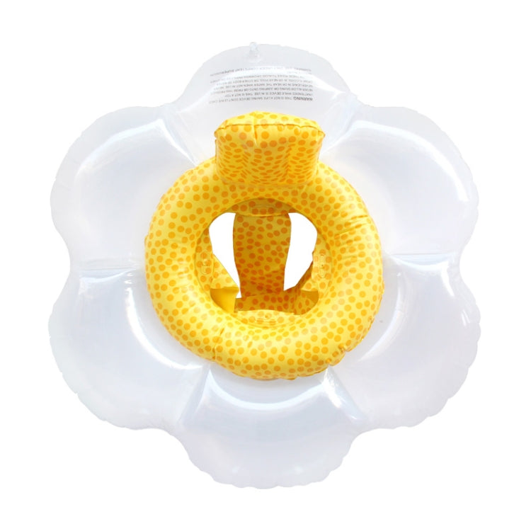Children Sun Flower Seat Ring Swimming Ring Baby Inflatable Lifebuoy with Pillow