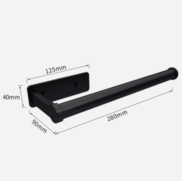 Kitchen Paper Towel Rack Lazy Rag Rack Wall Mount Bracket Roll Paper Holder