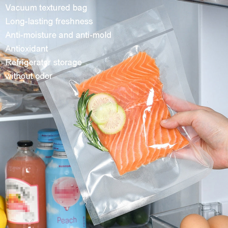 Food Vacuum Preservation Bag Grid Rice Packaging Vacuum Roll Bag, Size: 12x500cm