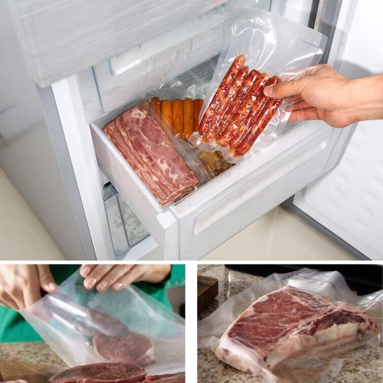 Food Vacuum Preservation Bag Grid Rice Packaging Vacuum Roll Bag, Size: 20x500cm