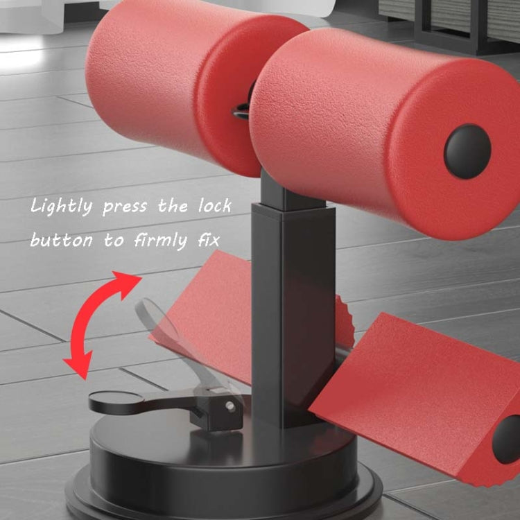 Suction-cup Abdominal Curler Sit-up Aid Household Waistcoat Line, Style:Drawstring + Yoga Mat(Black)