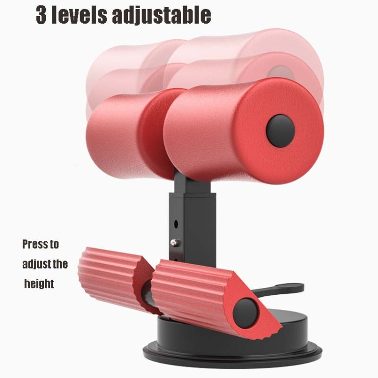 Suction-cup Abdominal Curler Sit-up Aid Household Waistcoat Line, Style:Drawstring + Yoga Mat(Black)