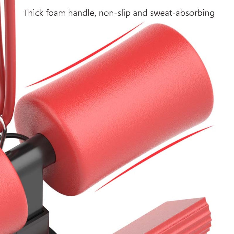 Suction-cup Abdominal Curler Sit-up Aid Household Waistcoat Line, Style:Drawstring + Yoga Mat(Black)