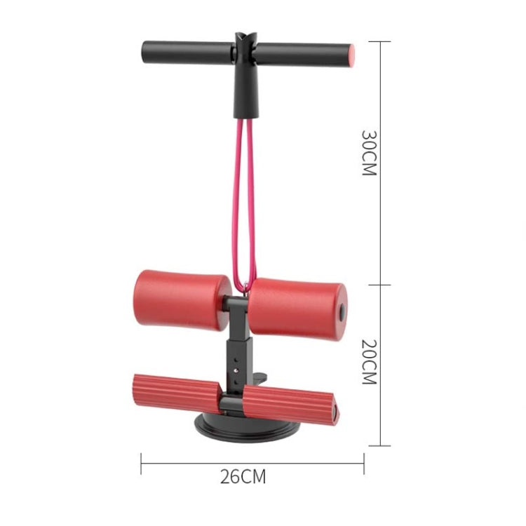 Suction-cup Abdominal Curler Sit-up Aid Household Waistcoat Line, Style:Drawstring + Yoga Mat(Black)