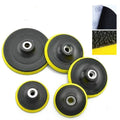 5 PCS Polishing Disc Self-adhesive Sponge Disc Pneumatic Sandpaper Suction Cup, 80mm M10, 100mm M10, 100mm M14, 125mm M10, 125mm M14, 150mm M14, 180mm M14