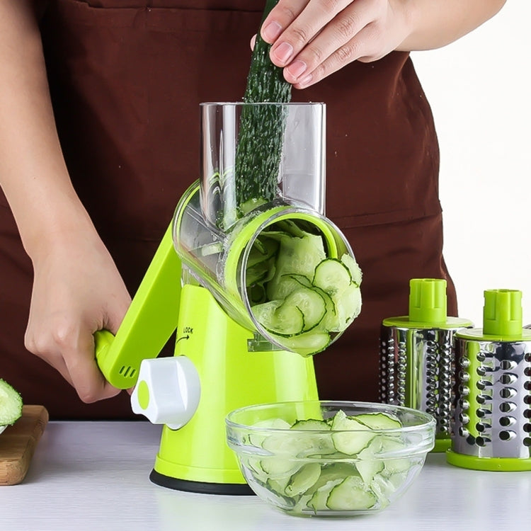 Multifunctional Manual Fruit Vegetable Slicer Cutter Carrot Potato Cutting Machine Stainless steel Blade Salad Chopper, Random Color Delivery