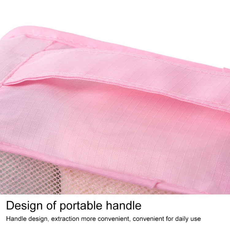 6 PCS/Set Travel Bag ClothesLuggage Organizer High Capacity Mesh Packing Cubes(Wine red)